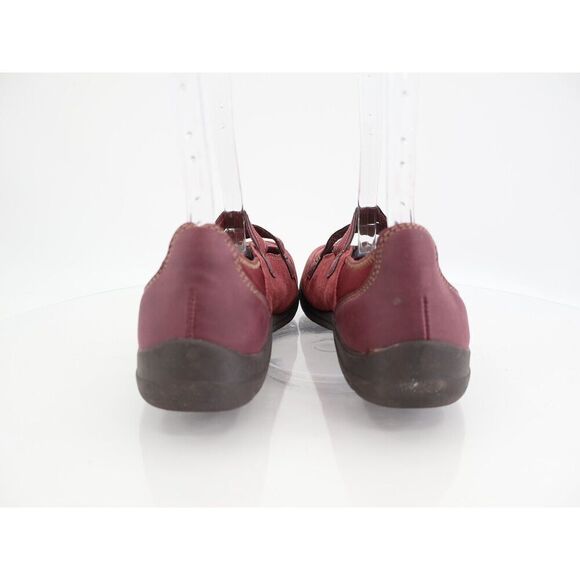 Earth Spirit Shoe Women's Size 9 Mary Jane Ballet Flats Red Leather Slip On - Picture 3 of 11